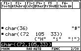 The char() Command