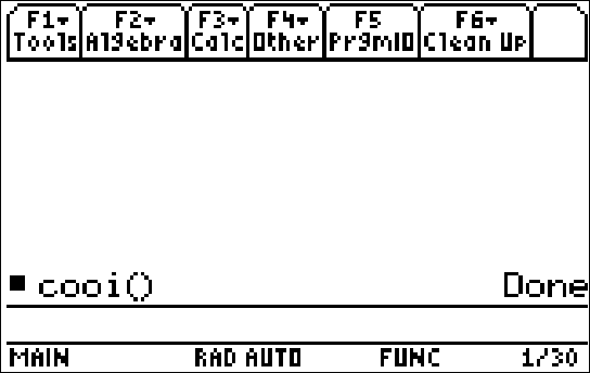 The DispHome Command