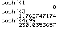 The coshֿ¹( Command