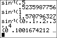 The sinֿ¹( Command