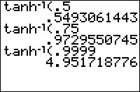 The tanhֿ¹( Command