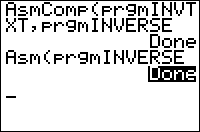 The AsmComp( Command