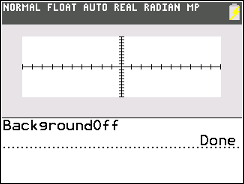 The BackgroundOff Command
