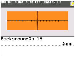 The BackgroundOn Command