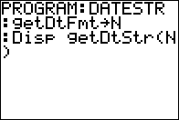 The getDtStr( Command