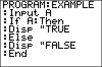 The If Command The If Command