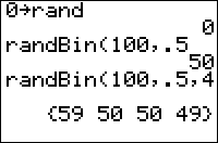 The randBin( Command