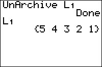 The UnArchive Command